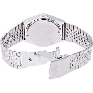 ROOK JAPAN:ALBA HARDLEX ANALOG DAY-DATE SILVER STRAP MEN WATCH AIGT004,Fashion Watch,ALBA