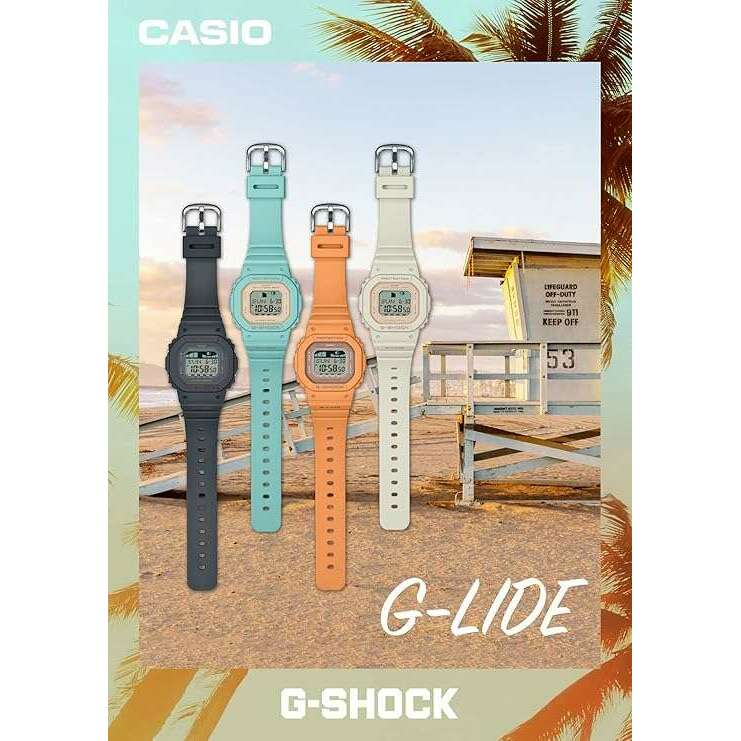 ROOK JAPAN:CASIO G-SHOCK G-LIDE MID-SIZE MODEL WHITE & BEIGE DIGITAL UNISEX WATCH GLX-S5600-7JF,JDM Watch,Casio G-Shock