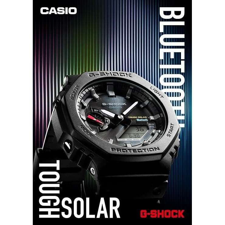 ROOK JAPAN:CASIO G-SHOCK BLUETOOTH SOLAR ANALOG DIGITAL BLACK MEN WATCH GA-B2100-1AJF,JDM Watch,Casio G-Shock