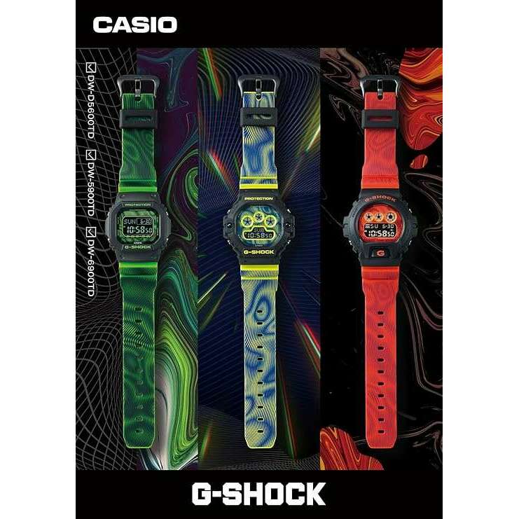 ROOK JAPAN:CASIO G-SHOCK WEB-EXCLUSIVE MODEL TIME DISTORTION SERIES MULTICOLOR MEN WATCH DW-5900TD-9JF,JDM Watch,Casio G-Shock