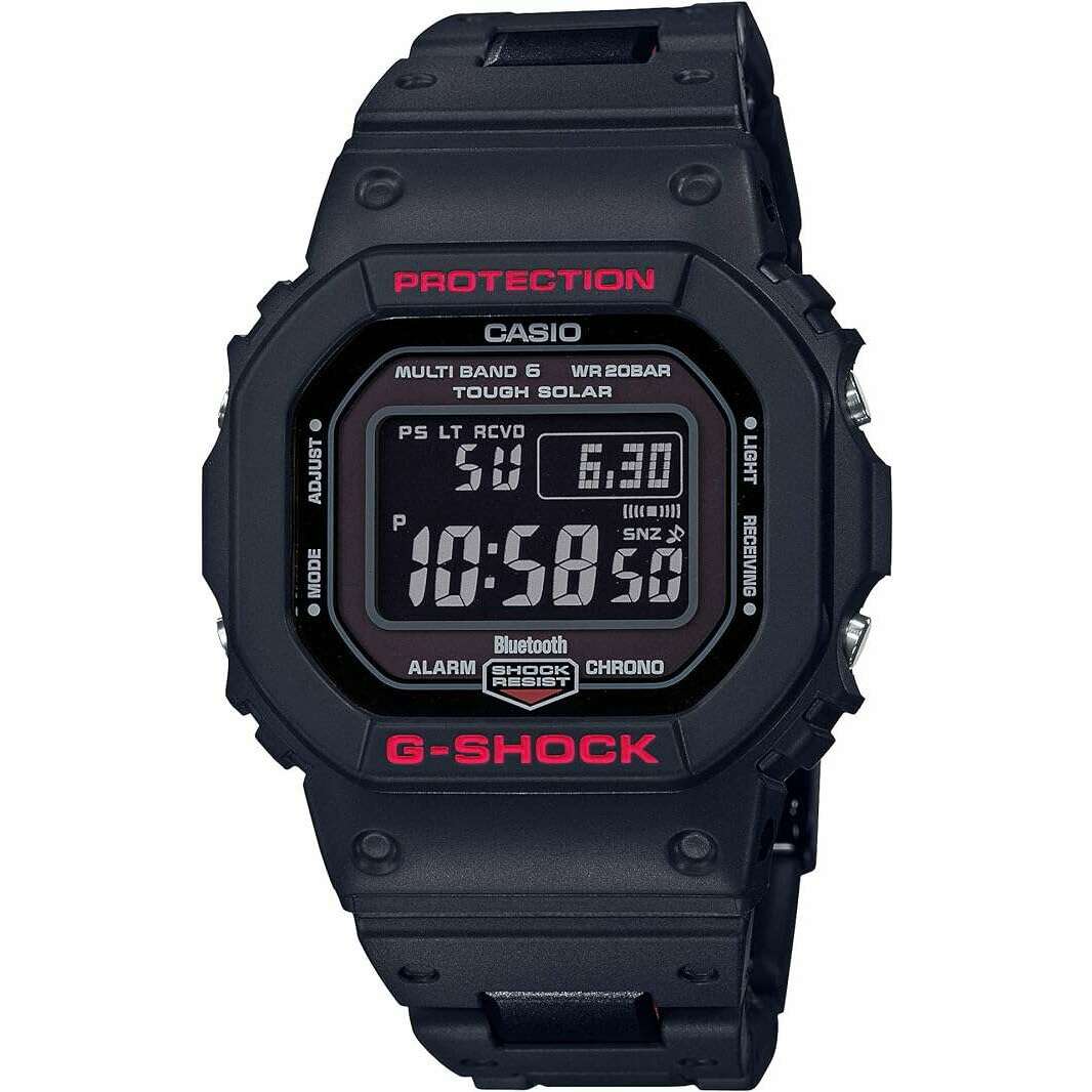 ROOK JAPAN:CASIO G-SHOCK BLUETOOTH RADIO SOLAR DIGITAL DIA BLACK & RED MEN WATCH GW-B5600HR-1JF,JDM Watch,Casio G-Shock