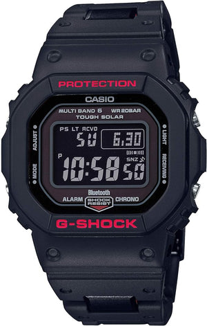 CASIO G-SHOCK BLUETOOTH RADIO SOLAR DIGITAL DIA BLACK & RED MEN WATCH GW-B5600HR-1JF