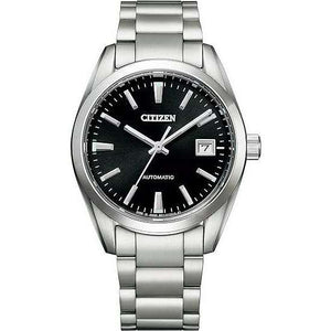 ROOK JAPAN:CITIZEN COLLECTION SILVER STRAP BLACK DIAL AUTOMATIC MEN WATCH NB1050-59E,JDM Watch,Citizen Collection