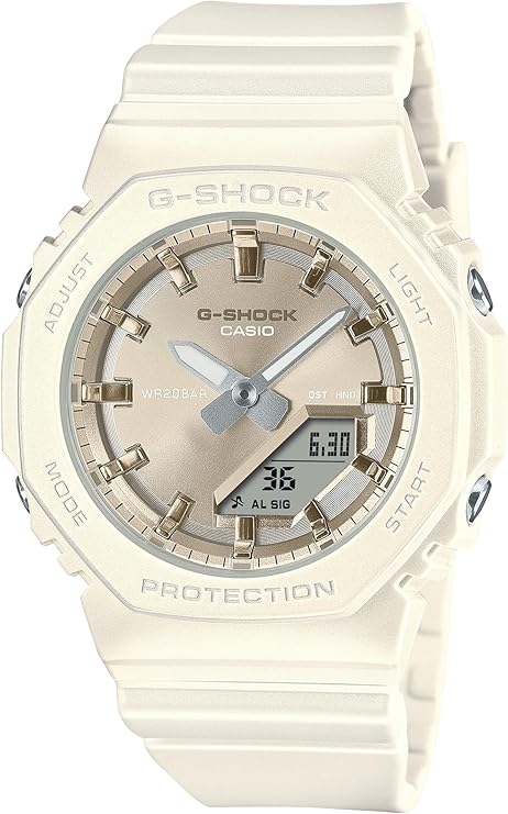 CASIO G-SHOCK LIMITED MODEL ANALOG DIGITAL WHITE LADIES WATCH GMA-P2100ST-7AJF