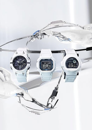 CASIO G-SHOCK SCI-FI WORLD SERIES BLUETOOTH ANALOG DIGITAL WHITE MEN WATCH GA-B001SF-7AJF