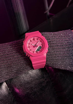 CASIO G-SHOCK POWER PINK ECO-FRIENDLY ANALOG DIGITAL LADIES WATCH GMA-P2100PP-4AJF