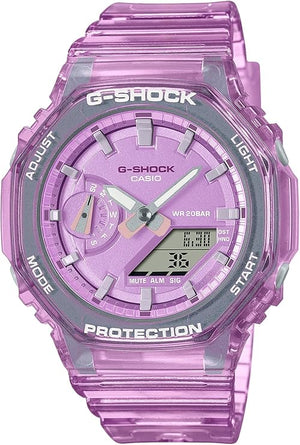 CASIO G-SHOCK MID-SIZE MODEL PURPLE SKELETON LADIES WATCH GMA-S2100SK-4AJF