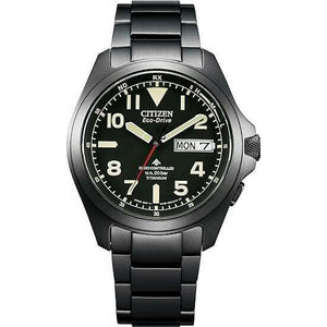 ROOK JAPAN:CITIZEN PROMASTER DAY-DATE RADIO CONTROL SOLAR BLACK STRAP MEN WATCH AT6085-50E,JDM Watch,Citizen Promaster