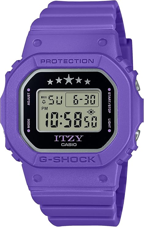 CASIO G-SHOCK ITZY COLLABORATION MODEL DIGITAL VIOLET/PURPLE WATCH GMD-S5610IT-6JR