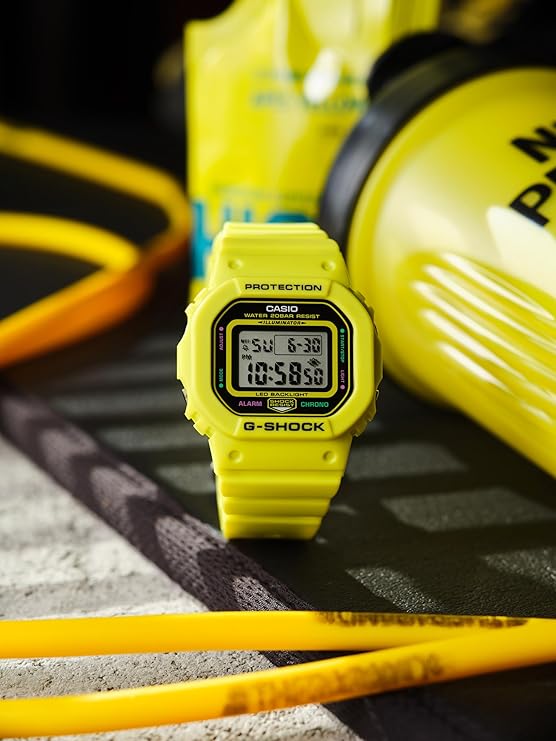 CASIO G-SHOCK ENERGY PACK YELLOW DIGITAL LADIES WATCH GMD-S5600EP-9JF