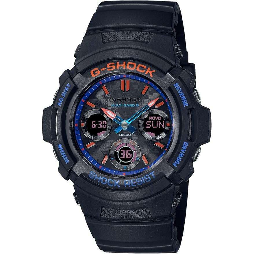 ROOK JAPAN:CASIO G-SHOCK CITY CAMOUFLAGE SERIES RADIO SOLAR BLACK MEN WATCH AWG-M100SCT-1AJF,JDM Watch,Casio G-Shock