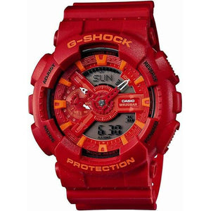 ROOK JAPAN:CASIO G-SHOCK DAY-DATE RUBBER STRAP ANALOG DIGITAL DIAL RED MEN WATCH GA-110AC-4AJF,JDM Watch,Casio G-Shock