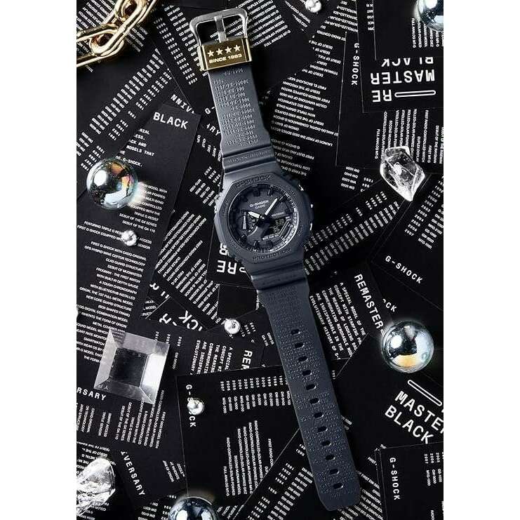 ROOK JAPAN:CASIO G-SHOCK 40TH ANNIVERSARY REMASTER BLACK SERIES MEN WATCH GA-2140RE-1AJR,JDM Watch,Casio G-Shock