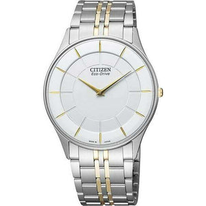 ROOK JAPAN:CITIZEN COLLECTION SOLAR ECO-DRIVE ANALOG THIN MODEL SILVER & GOLD MEN WATCH AR3014-56A,JDM Watch,Citizen Collection