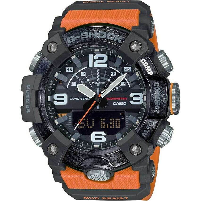 ROOK JAPAN:CASIO G-SHOCK MUDMASTER BLUETOOTH CARBON CORE GUARD ORANGE MEN WATCH GG-B100-1A9JF,JDM Watch,Casio G-Shock