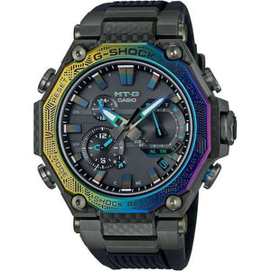 ROOK JAPAN:CASIO G-SHOCK MT-G BLUETOOTH RADIO SOLAR BLACK & RAINBOW ANALOG MEN WATCH MTG-B2000YR-1AJR,JDM Watch,Casio G-Shock