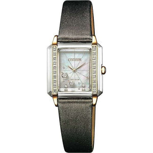 ROOK JAPAN:CITIZEN L ECO-DRIVE SQUARE MODEL DIAMONDS PEARL COLORED DIAL LADIES WATCH EG7068-16D,JDM Watch,Citizen L