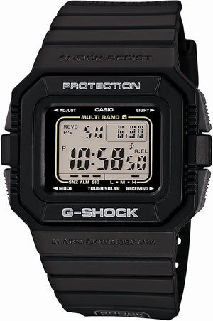 CASIO G-SHOCK RADIO SOLAR DAY-DATE BLACK DIGITAL MEN WATCH GW-5510-1JF