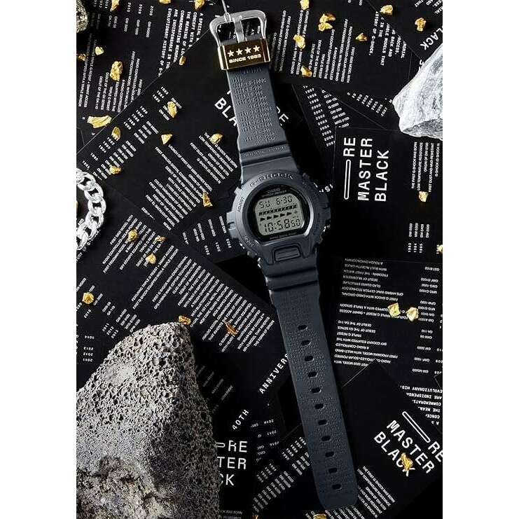 ROOK JAPAN:CASIO G-SHOCK 40TH ANNIVERSARY REMASTER BLACK SERIES DIGITAL MEN WATCH DW-6640RE-1JR,JDM Watch,Casio G-Shock