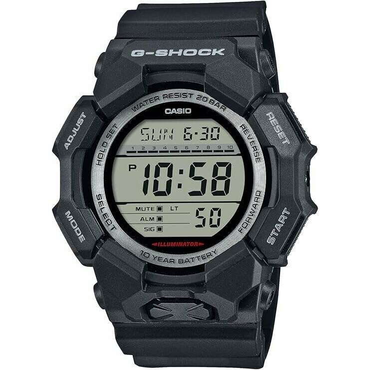 ROOK JAPAN:CASIO G-SHOCK LONGLIFE BATTERY BLACK RESIN STRAP DIGITAL DIAL MEN WATCH GD-010-1JF,JDM Watch,Casio G-Shock