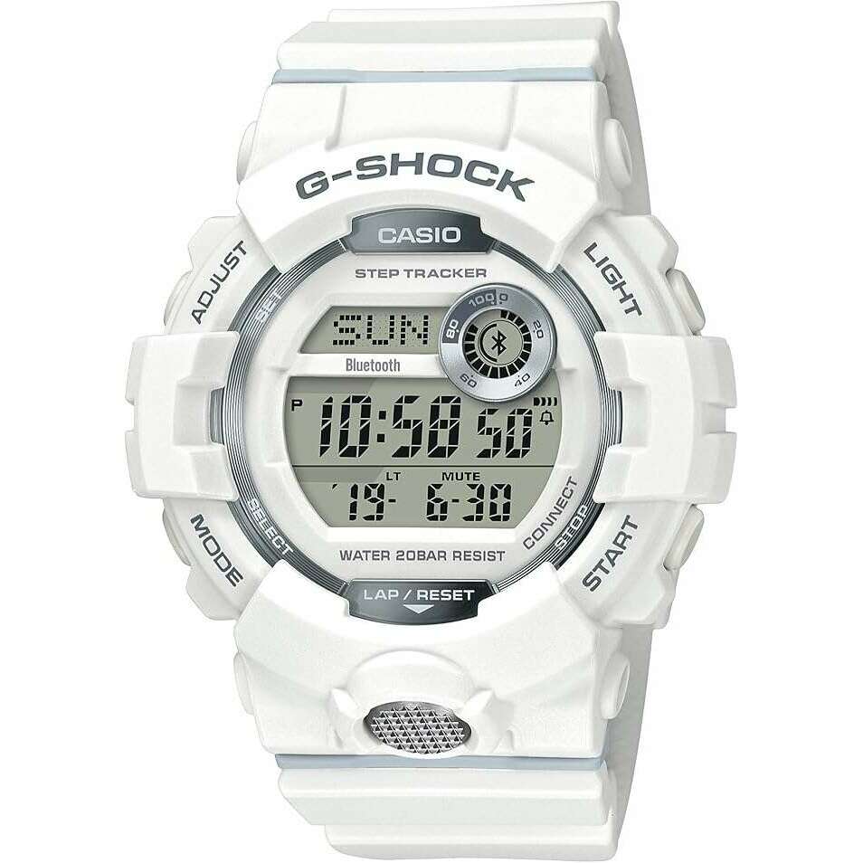 ROOK JAPAN:CASIO G-SHOCK BLUETOOTH PEDOMETER DIGITAL WHITE MEN WATCH GBD-800-7JF,JDM Watch,Casio G-Shock