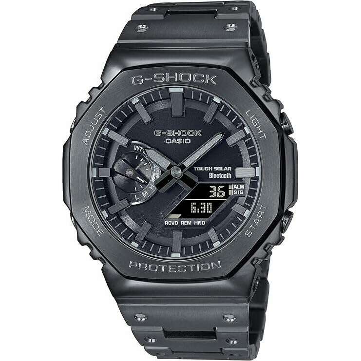 ROOK JAPAN:CASIO G-SHOCK BLUETOOTH FULL METAL SOLAR ALL BLACK MEN WATCH GM-B2100BD-1AJF,JDM Watch,Casio G-Shock