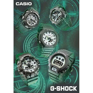 ROOK JAPAN:CASIO G-SHOCK HIDDEN GLOW SERIES DAY-DATE GREY STRAP WHITE DIAL MEN WATCH GA-2100HD-8AJF,JDM Watch,Casio G-Shock