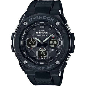 ROOK JAPAN:CASIO G-SHOCK G-STEEL SOLAR ANALOG DIGITAL DIAL ALL BLACK MEN WATCH GST-W100G-1BJF,JDM Watch,Casio G-Shock