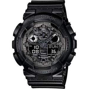 ROOK JAPAN:CASIO G-SHOCK DAY-DATE ANALOG DIGITAL DIAL ALL BLACK MEN WATCH GA-100CF-1AJF,JDM Watch,Casio G-Shock