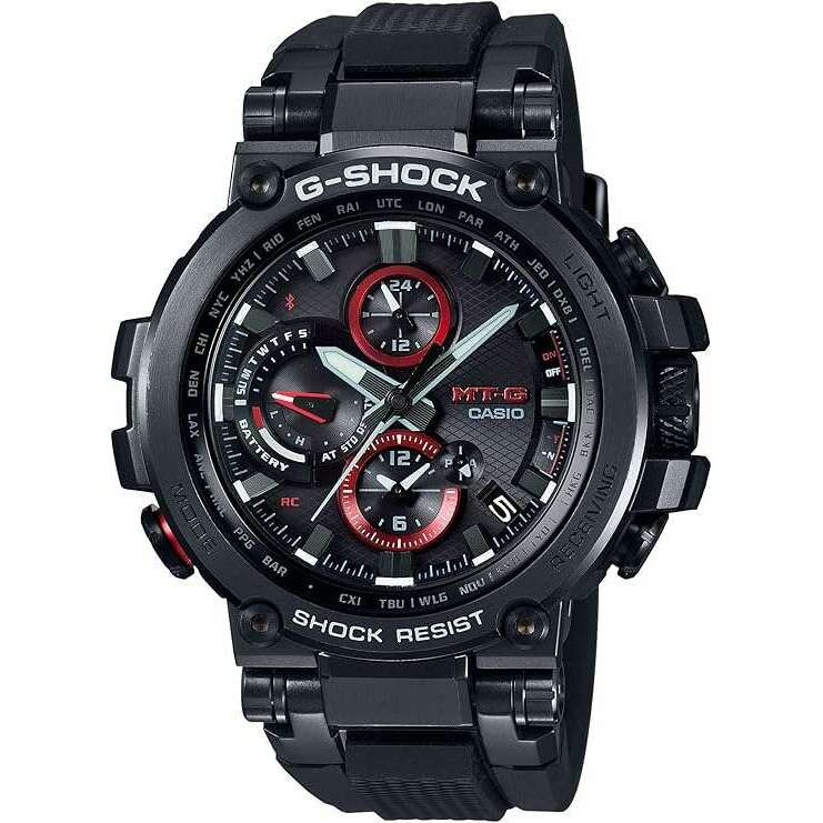 ROOK JAPAN:CASIO G-SHOCK MT-G BLUETOOTH RADIO SOLAR BLACK ANALOG MEN WATCH MTG-B1000B-1AJF,JDM Watch,Casio G-Shock