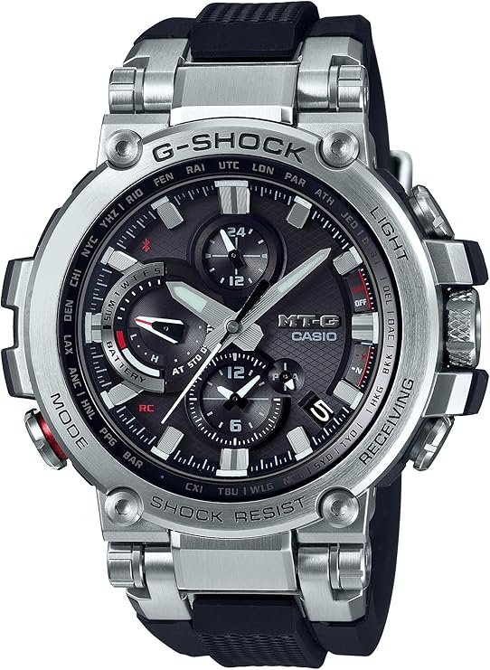 CASIO G-SHOCK MT-G BLUETOOTH RADIO SOLAR BLACK ANALOG MEN WATCH MTG-B1000-1AJF