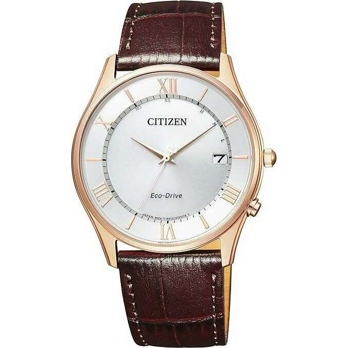 ROOK JAPAN:CITIZEN COLLECTION ECO DRIVE SIMPLE ADJUST RADIO THIN MODEL MEN WATCH AS1062-08A,JDM Watch,Citizen Collection