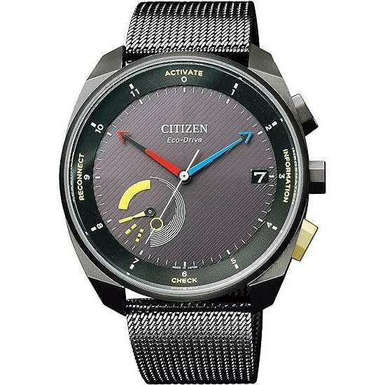 ROOK JAPAN:CITIZEN ECO DRIVE RIIIVER ANALOG SOLAR BLACK MEN WATCH BZ7005-74E,JDM Watch,Citizen Eco-Drive Bluetooth