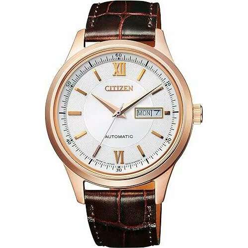 ROOK JAPAN:CITIZEN COLLECTION MECHANICAL ANALOG BROWN LEATHER STRAP MEN WATCH NY4052-08A,JDM Watch,Citizen Collection