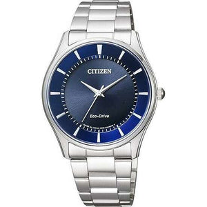 ROOK JAPAN:CITIZEN COLLECTION ECO DRIVE SILVER STRAP NAVY DIAL MEN WATCH BJ6480-51L,JDM Watch,Citizen Collection