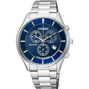 ROOK JAPAN:CITIZEN COLLECTION ECO-DRIVE THIN MODEL CHRONOGRAPH BLUE DIAL MEN WATCH AT2360-59L,JDM Watch,Citizen Collection