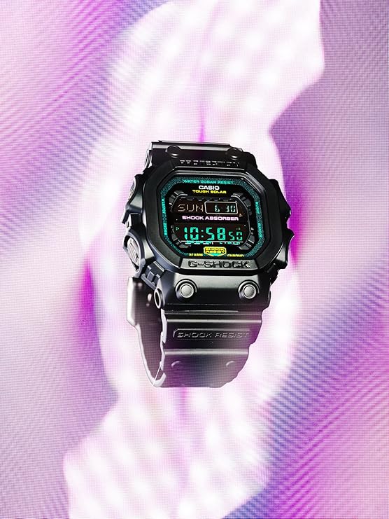 CASIO G-SHOCK MULTI FLUORESCENT COLOR SERIES DIGITAL BLACK MEN WATCH GX-56MF-1JF