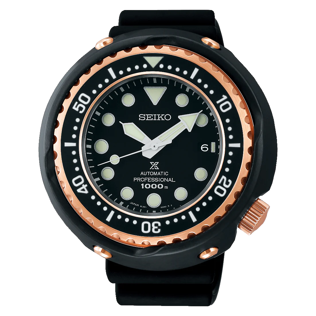 SEIKO PROSPEX MARINEMASTER PROFESSIONAL FINEBOYS＋ BLACK MEN WATCH SBDX038