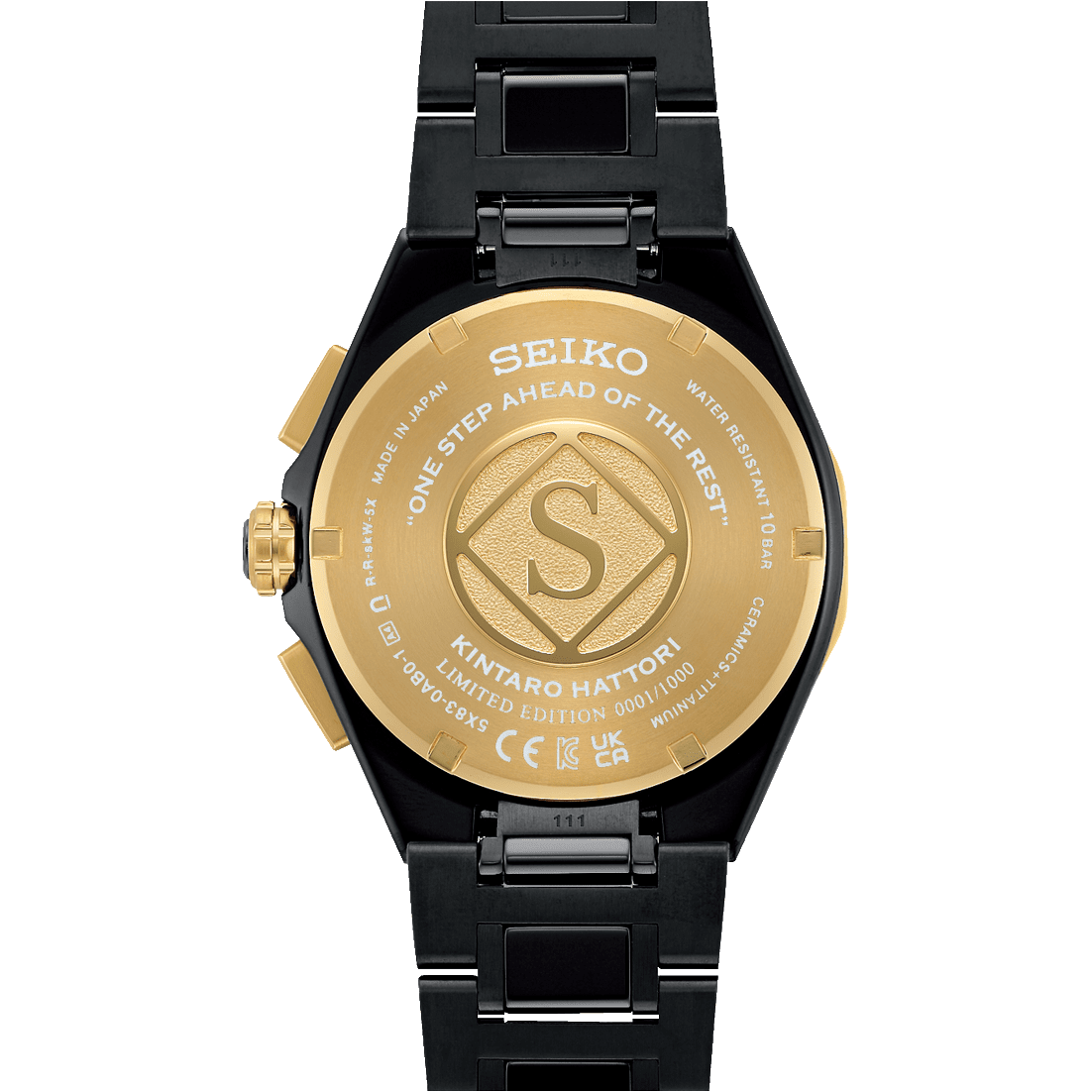 SEIKO ASTRON NEXTER 100TH ANNIVERSARY KINTARO HATTORI MODEL BLACK MEN WATCH SBXC156