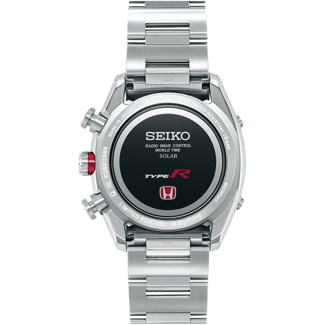 SEIKO ASTRON HONDA CIVIC TYPE R COLLECTION SILVER MEN WATCH SBXY045