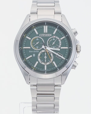 CITIZEN COLLECTION CONNECTED ECO-DRIVE W770 GREEN DIAL MEN WATCH BZ1050-56W