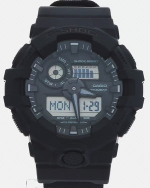 CASIO G-SHOCK UTILITY BLACK SERIES CORDURA ECO FABRIC STRAP MEN WATCH GA-700BCE-1AJF