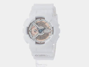 CASIO G-SHOCK DASH BERLIN TIE-UP MODEL WHITE ANALOG DIGITAL MEN WATCH GA-110DB-7AJR