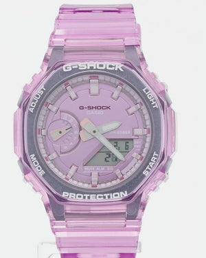 CASIO G-SHOCK MID-SIZE MODEL PURPLE SKELETON LADIES WATCH GMA-S2100SK-4AJF