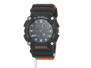 CASIO G-SHOCK ANALOG DIGITAL BLACK & ORANGE MEN WATCH GA-900C-1A4JF