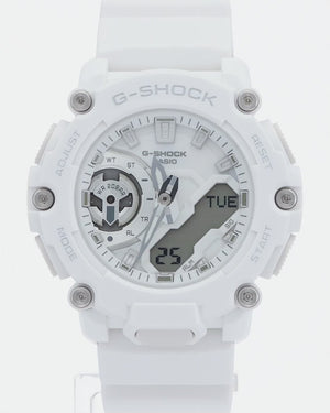 CASIO G-SHOCK MID-SIZE MODEL WHITE ANALOG DIGITAL LADIES WATCH GMA-S2200M-7AJF