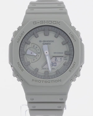 CASIO G-SHOCK NATURAL COLOR SERIES LIMITED MODEL DAY-DATE KHAKI MEN WATCH GA-2100NC-3AJF