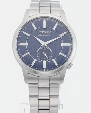 CITIZEN COLLECTION MECHANICAL CLASSICAL LINE SMALL SECONDS SILVER MEN WATCH NK5000-98L