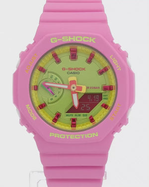 CASIO G-SHOCK MID-SIZE MODEL PINK ANALOG DIGITAL LADIES WATCH GMA-S2100BS-4AJF