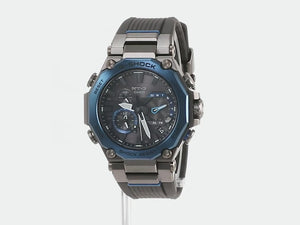 CASIO G-SHOCK MT-G BLUETOOTH RADIO SOLAR BLACK & BLUE ANALOG MEN WATCH MTG-B2000B-1A2JF